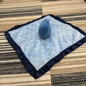 Cloud Island Baby Whale Anchor Lovey Security Blanket Plush Blue White